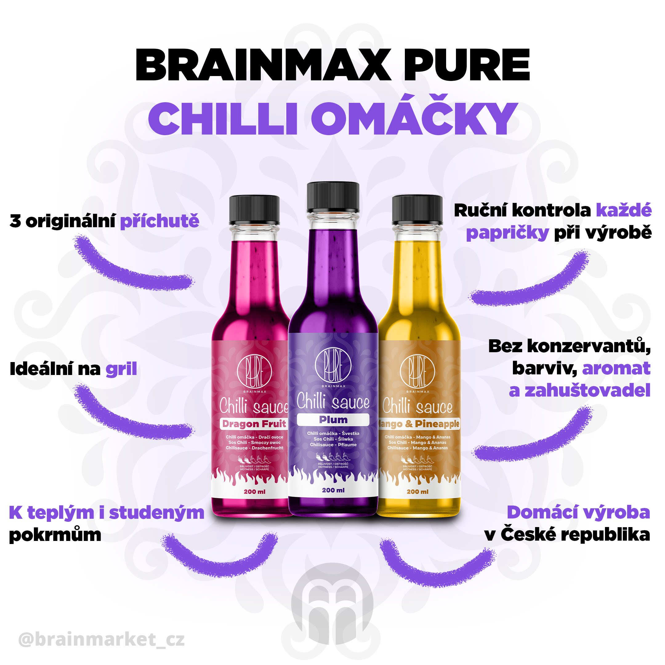 brainmax pure chilli (dostratená) infografika brainmarket SK